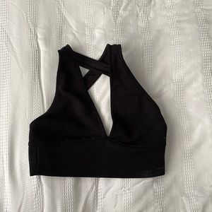 BLACK GOING OUT RAZOR BACK TANK TOP